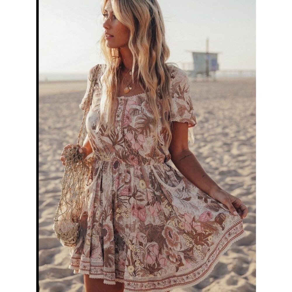 Spell Jungle Mini Dress L
